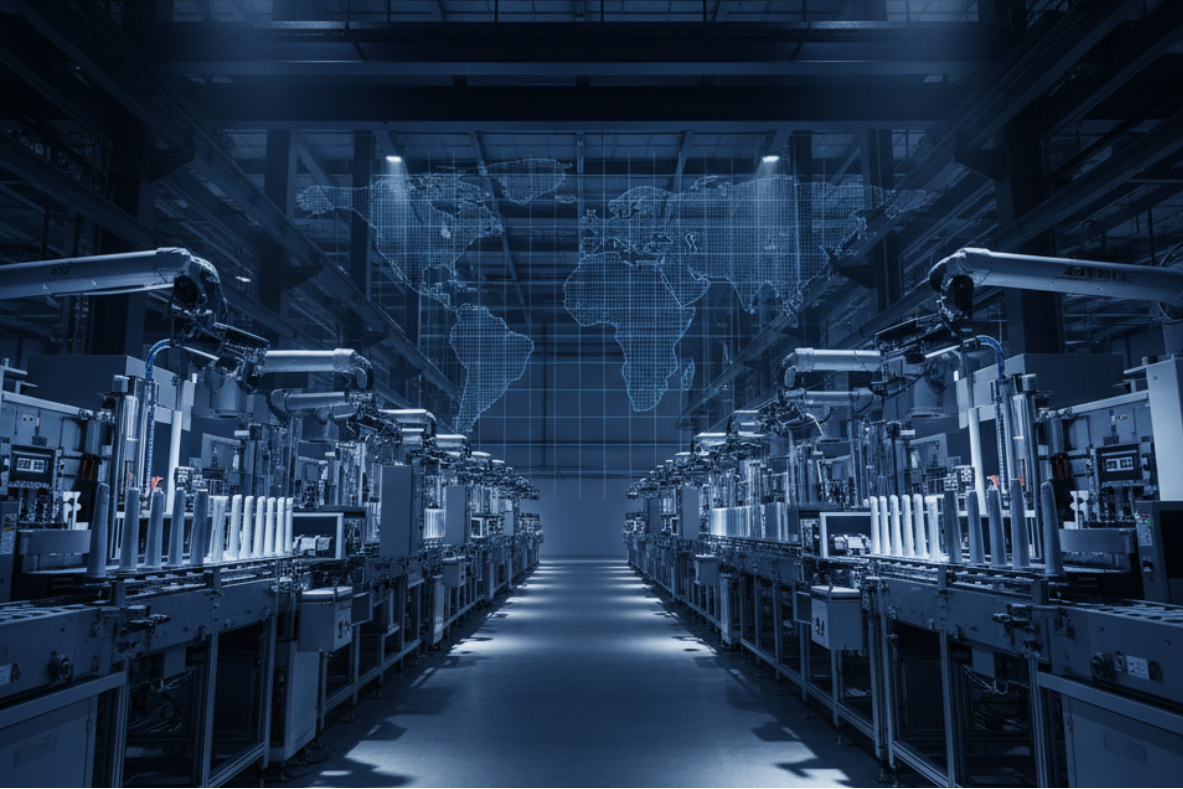 Global Efficiency Industrial Background